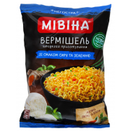 Вермишель Мівіна быстр приготов со вкусом сыра не острая 60г - Фото