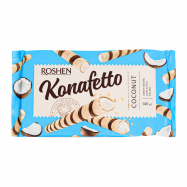Трубочки вафельные Roshen Konafetto с кокосов начинкой 140г - Фото