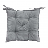 Подушка на стул Сіра 40х40 - Фото