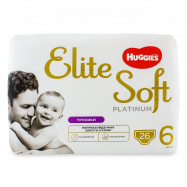 Подгузники-трусики Huggies El Soft Pl 6р д/дет от 15кг 26шт - Фото