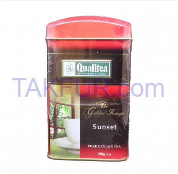 Чай Qualitea The Golden Range Sunset черный крупнолист 100г - Фото