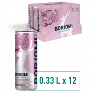 BORJOMI ВОДА ВИШНЯ-ГРАНАТ 0,33Л З/Б - Фото