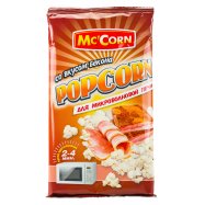 Попкорн Mc`Corn со вкусом бекона для микроволновой печи 90г