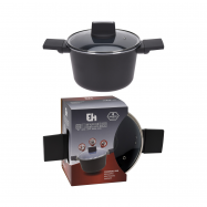 Тарілка для закусок 3 відділення 20X20X17см - Фото