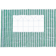 Сторона павильона Tarrington House бело-зеленая 2.9x1.9м - Фото