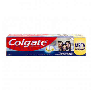 Паста зубная Colgate Максимальная защита Свежая мята 231г - Фото