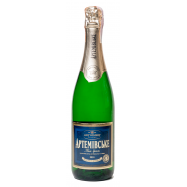 Вино Артемівське игристое выдержаное бел брют 10-13,5% 0,75л - Фото