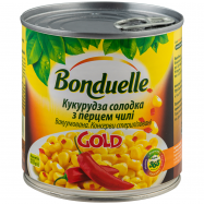 Кукуруза Bonduelle Gold сладкая с перцем чили 310г - Фото