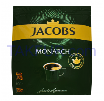 Кофе Jacobs Monarch натуральный растворимый сублимиров 500г - Фото