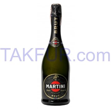 Вино игристое Martini Brut брют белое 11,5% 750мл - Фото