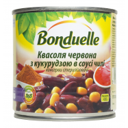 Фасоль Bonduelle красная с кукурузой в соусе чили 430г - Фото