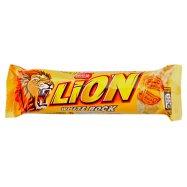 Вафли Lion White Rock с мягкой карамелью/крипсами 42г