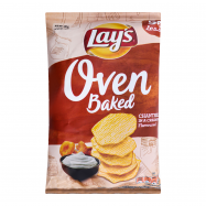 Чипсы Lays запеченные со вкусом лисичек в сметане 125г - Фото