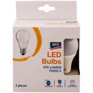 ARO LED ЛАМПА А40 5,5W 4000K Е27*2 - Фото