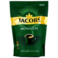 Кофе Jacobs Monarch натур растворимый сублимированный 300г