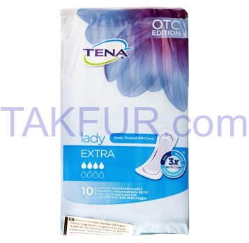 Прокладки Tena Lady Extra урологические 10шт - Фото