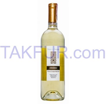 Вино Terre di Zagara Zibibbo белое сладкое 16% 0,75л - Фото
