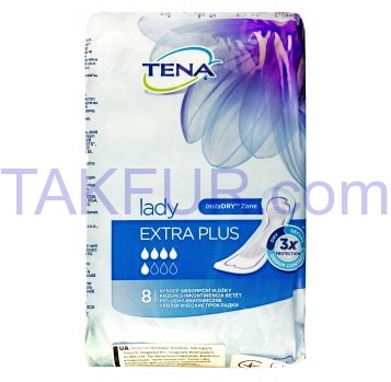 Прокладки Tena Lady Extra Plus урологические 8шт - Фото