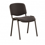 Стул NS Iso черн (СН) C-26 черно-серый - Фото