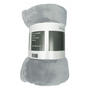 TH ПЛЕД ФЛІС 150X200 СМ 240ГСМ : СРІБ - Фото