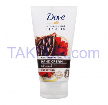 Крем для рук Dove с маслом какао и гибискусом 75мл - Фото