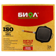 BIOL СКОВОРОДА ГРИЛЬ ЧАВУН 26 - Фото