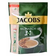 Напиток Jacobs Monarch 3в1 кофейный растворим 10г*15шт 150г - Фото
