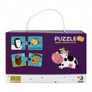 Пазл Dodo Что едят зверушки №300118 для детей от 3-х лет 1шт - Фото