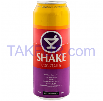 Напиток слабоалкогольный Shake Sexx on the Beach 7% 0.5л - Фото