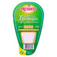 Творог President Творожная традиция 9% 250г - Фото