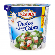 PRESIDENT СИР ШЕВР КУБИК 45% 120 ГР - Фото