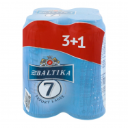 Пиво Baltika Экспортное №7 светлое 5,4% 0,5л*4шт 2л ж/б - Фото