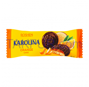 Печенье Roshen Karolina Orange с желейной начинкой 135г - Фото