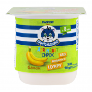ПРОСТОКВАШИНО СИРОК 3% 90Г : БАНАН - Фото