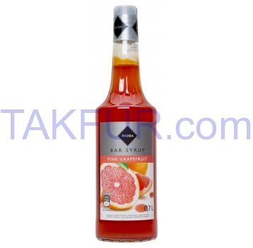 Сироп Rioba Bar Syrup со вкусом розового грейпфрута 0,7л - Фото