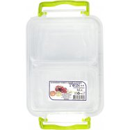 Контейнер пищевой Ал-Пластік TWIN №01 (162*112*64) 0,5л 1шт - Фото