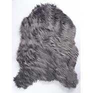 TH КИЛИМ ШТУЧНЕ ХУТРО 55Х80 : СІРИЙ - Фото