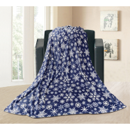 TH ПЛЕД NY ФЛАНЕЛ. 130X170 СМ : СНІЖИНКА - Фото