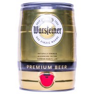 Пиво Warsteiner Premium светлое 4,8% 5л жестяная бочка - Фото