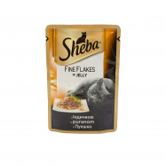 Корм Sheba Delikatesse in Gelee с индейкой в желе 85г - Фото