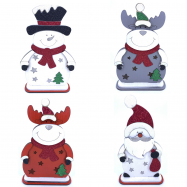 Новогодний декор Новогодний персонаж на подставке 14*4*25см - Фото