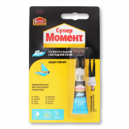 Клей универс секунд Гель Супер Момент 3г - Фото