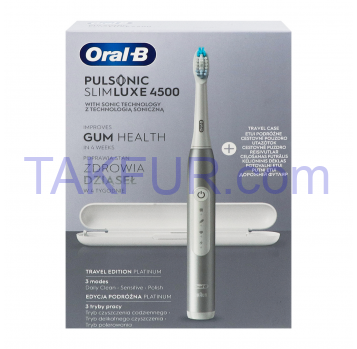 Щетка зубная Oral-B Pulsonic Slim Luxe 4500 электрическ 1шт - Фото