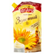 Майонез Щедро Золотой 50% 350г - Фото