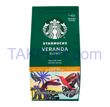 Кофе Starbucks VerandaBlend натуральный жареный молотый 200г - Фото