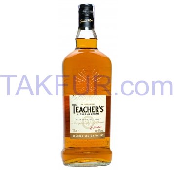 Виски Teacher`s Highland Cream 40% 1л - Фото