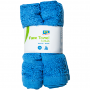 ARO НБ РУШНИКІВ 30Х30 СМ 4 ШТ 360Г : СИНІЙ - Фото