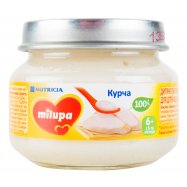 Пюре Milupa Цыпленок детское мясное с 6 месяцев 80г - Фото
