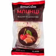 Блины SmaCom с вишней и шоколадом замороженные 350г - Фото
