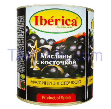 Маслины Iberica с косточкой 3000г - Фото